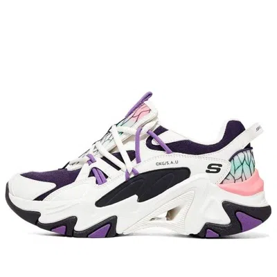 Skechers (wmns)  X Demon Slayer 'white Black Purple'