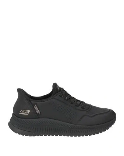 Skechers Woman Sneakers Black Size 5 Synthetic Material