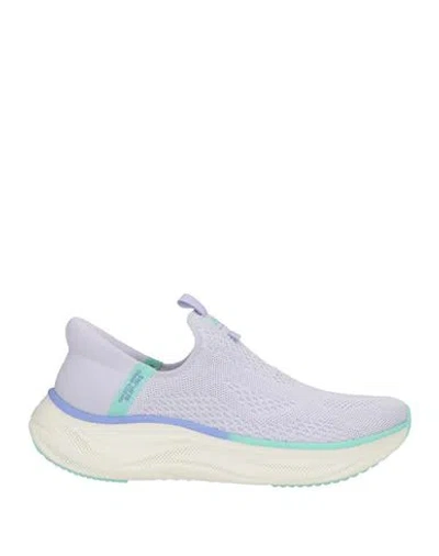 Skechers Woman Sneakers Lilac Size 8.5 Textile Fibers In Purple