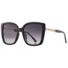 Skechers Smoke Gradient Square Ladies Sunglasses Se6234 01b 58 In Multi