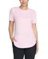 Skechers Women's Active Go Walk Wear Go Dri Swift Tunic T-shirt In Pink