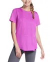 Skechers Women's Active Go Walk Wear Go Dri Swift Tunic T-shirt In Purple