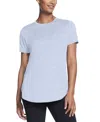 Skechers Women's Active Go Walk Wear Go Dri Swift Tunic T-shirt In Blsl