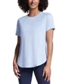 Skechers Women's Active Go Walk Wear Go Dri Swift Tunic T-shirt In Brunnera Blue