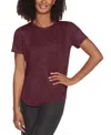 Skechers Women's Active Go Walk Wear Go Dri Swift Tunic T-shirt In Burgundy