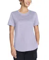 Skechers Women's Active Go Walk Wear Go Dri Swift Tunic T-shirt In Lavendar