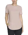 Skechers Women's Active Go Walk Wear Go Dri Swift Tunic T-shirt In Pink