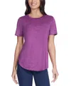 Skechers Women's Active Go Walk Wear Go Dri Swift Tunic T-shirt In Purple