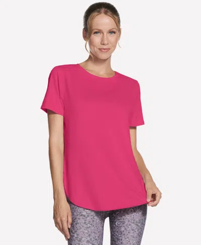 Skechers Women's Active Go Walk Wear Go Dri Swift Tunic T-shirt In Pink