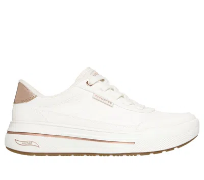 Skechers Women's Arch Fit Arcade Hi - Moving Along Sneaker In White