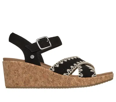 Skechers Women's Arch Fit Beverlee 2.0 - Graceful Garden Wedge In Black