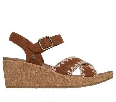 Skechers Women's Arch Fit Beverlee 2.0 - Graceful Garden Wedge In Brown