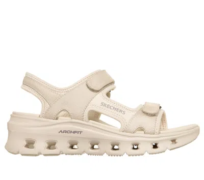 Skechers Women's Arch Fit Glide-step Pro Sandals - Trail Queen In Neutral