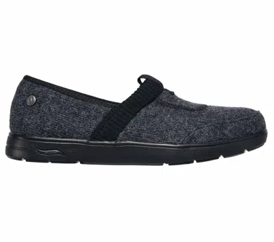 Skechers Women's Arch Fit Lounge Be Calm Slip On Shoes In Black/gray In Multi
