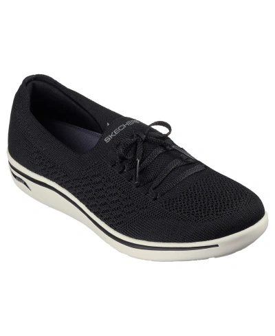 Skechers Women's Arch Fit Uplift-florence Casual Sneakers From Finish Line In Black,white