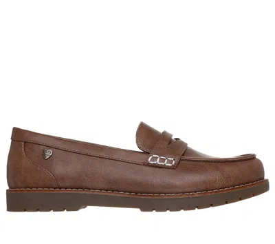 Skechers Women's Bobs Chill Lugs - Classy Cruiser Flats In Brown