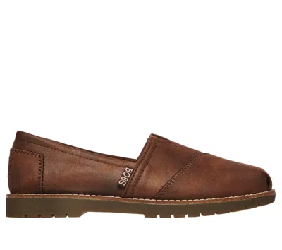 Skechers Women's Bobs Chill Lugs - Urban Spell Slip-on Shoes In Brown