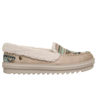 Skechers Women's Bobs Cozy Kiss - Boho Bliss Slipper In Taupe