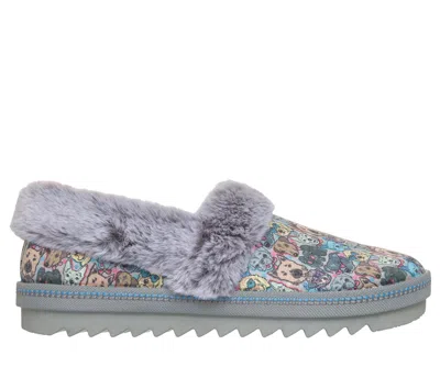 Skechers Women's Bobs Cozy Kiss - Doggie Dreams Slipper In Blue