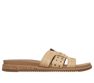 Skechers Women's Bobs Desert Kiss Low - Sandy Stroll Sandals In Brown