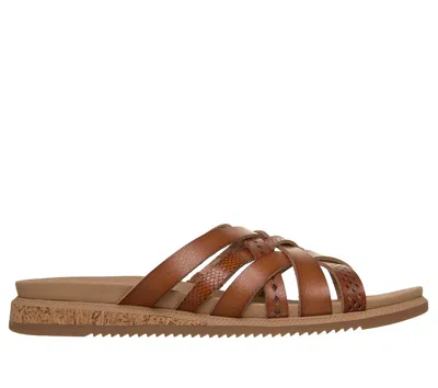 Skechers Women's Bobs Desert Kiss Low - Sunny Strolls Sandals In Brown
