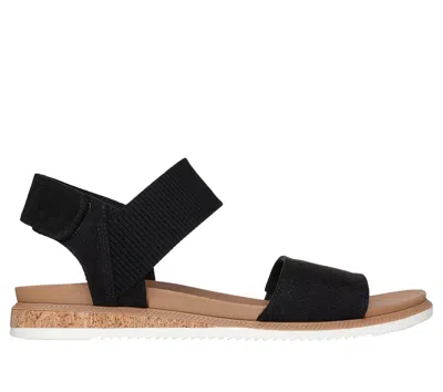 Skechers Women's Bobs Desert Kiss Low - Top Look Sandals In Black