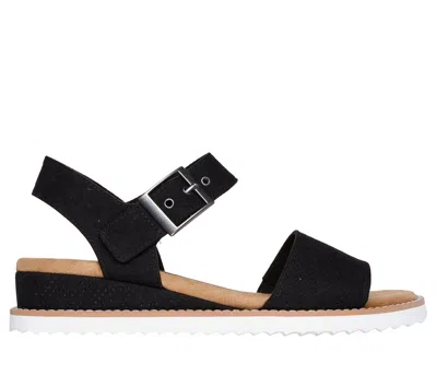 Skechers Women's Bobs Desert Kiss - Serendipitous Sandals In Black