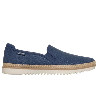 Skechers Women's Bobs Flexpadrille Lo - Shiny Spritz Slip-on Shoes In Blue