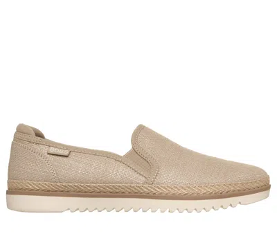 Skechers Women's Bobs Flexpadrille Lo - Shiny Spritz Slip-on Shoes In Neutral