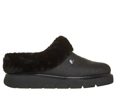 Skechers Women's Bobs Keepsakes Lite - Cozy Fit Home Haven Slipper In Black