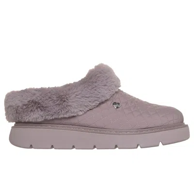 Skechers Women's Bobs Keepsakes Lite - Cozy Fit Home Haven Slipper In Mauve