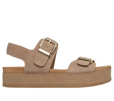 Skechers Women's Bobs Misty Kiss - Stormy Steps Sandals In Brown