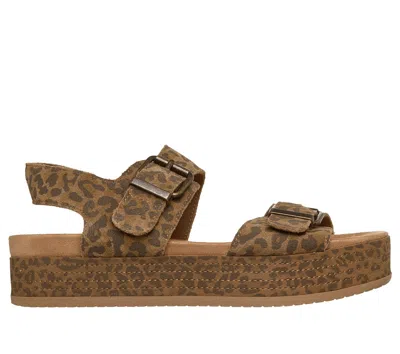 Skechers Women's Bobs Misty Kiss - Stormy Steps Sandals In Brown