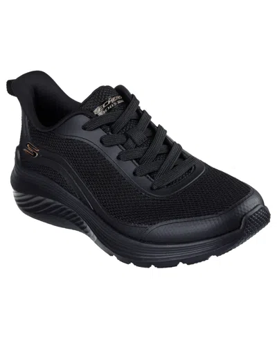 Skechers Women's Bobs Sport Squad Waves In Black