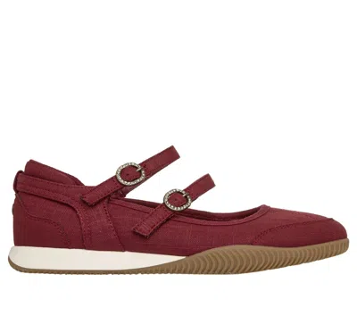 Skechers Women's Bobs Starlight - Sugar Straps Shoes In Burgundy