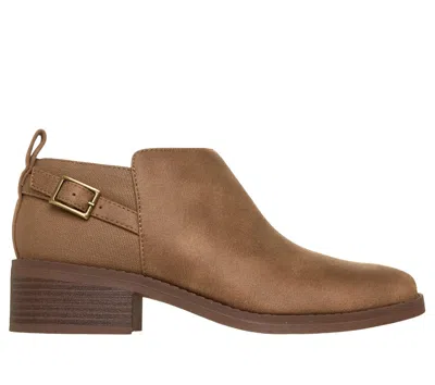 Skechers Women's Bobs Wander Luxe Bootie Shoes In Brown
