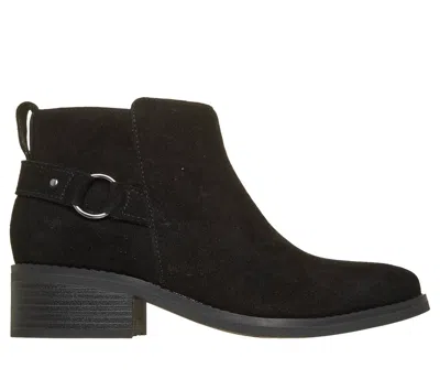 Skechers Women's Bobs Wander Luxe - Urban Step Bootie Shoes In Black