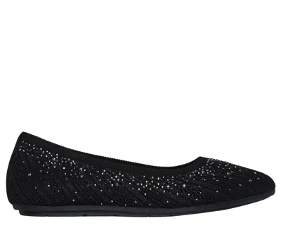 Skechers Women's Cleo 2.0 - Glitzy Daze Flats In Black