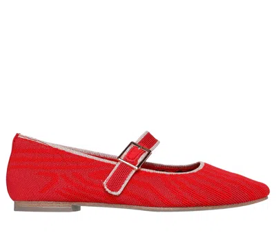 Skechers Women's Cleo Snip - Glamorous Flats In Red