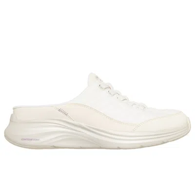 Skechers Women's Contour Foam - Cozy Fit Soft Serenity Shoes In White