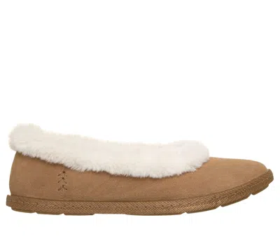 Skechers Women's Cozy Ballet Slipper In Brown
