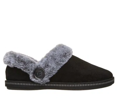 Skechers Women's Cozy Campfire - French Toast 2 Slipper In Black