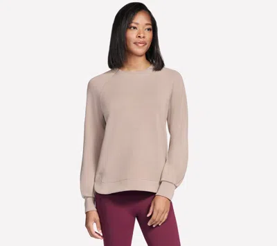 Skechers Skechluxe Elevate Crewneck Tee In Pink