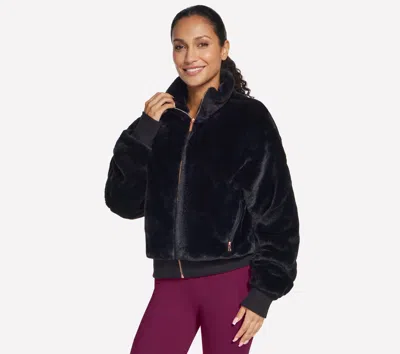 Skechers Women's Cozy Luxe Jacket In Black