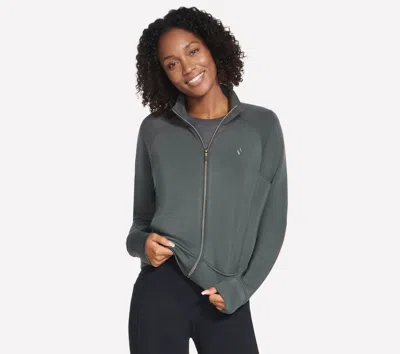 Skechers Women's Cozy Luxe Jacket In Green