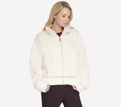 Skechers Women's Cozy Luxe Jacket In White