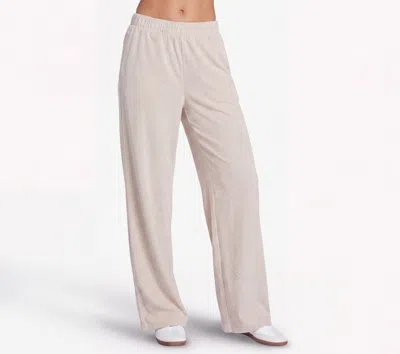 Skechers Women's Cozy Luxe Velour Pants In White