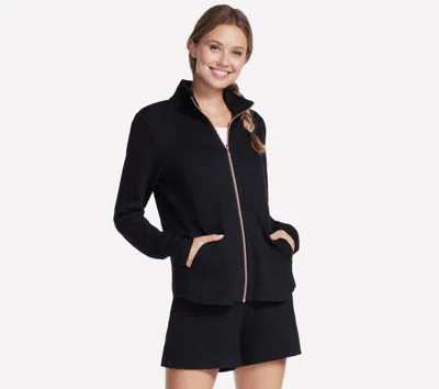 Skechers Women's Diamond Ottoman Jacket In Black