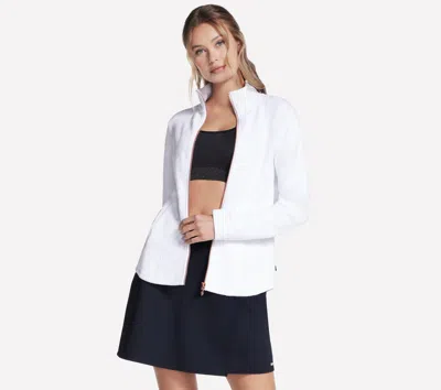 Skechers Women's Diamond Ottoman Jacket In White