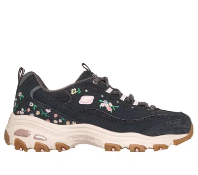 Skechers Women's D'lites - Garden Chic Sneaker In Black